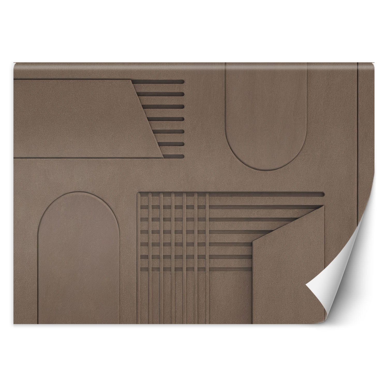 Feeby Fototapeta, Brązowy Relief 3D 150x105