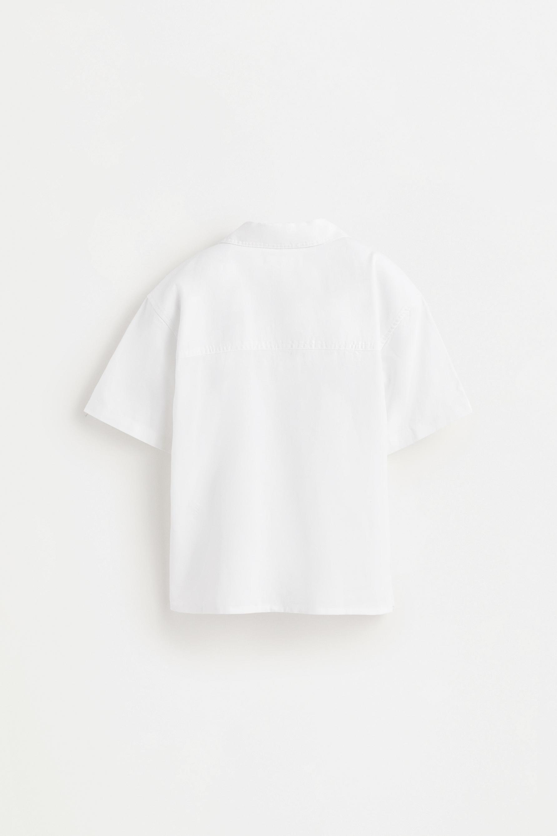 Camisa resort lino - algodón