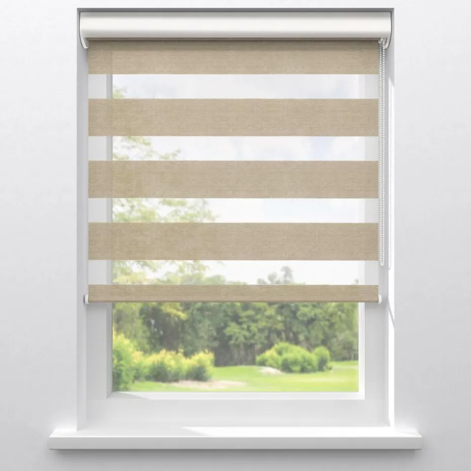 Kwantum Duo-Rolgordijnen | Fenstr Duo Rolgordijn Noan  Naturel