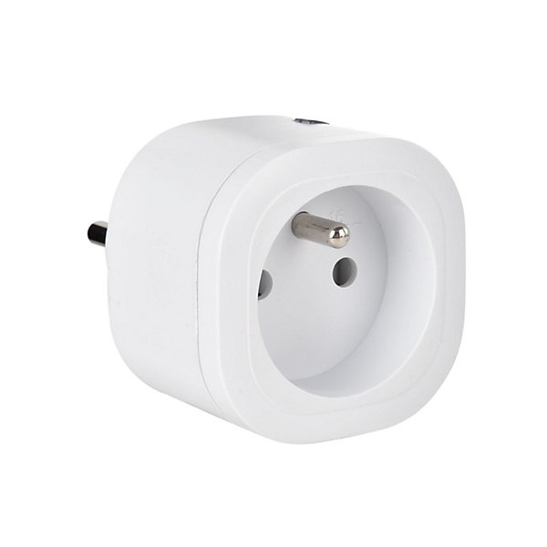 2 Prises intérieures 3680W connectées Wifi   Radio