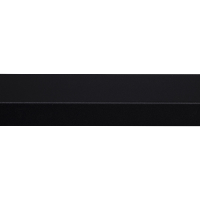 Rampe d'escalier noir mat 25 x 50 mm 1 m