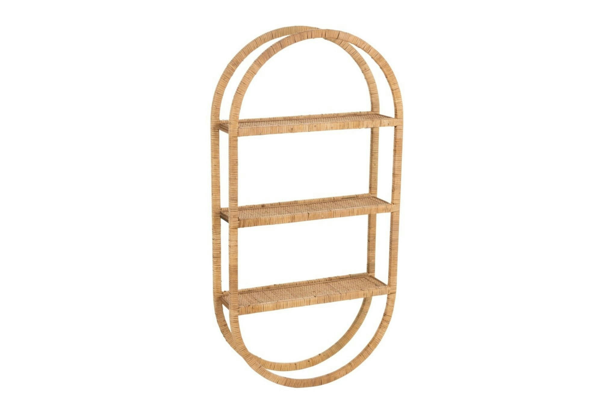 MIKA - Etagère murale en rotin