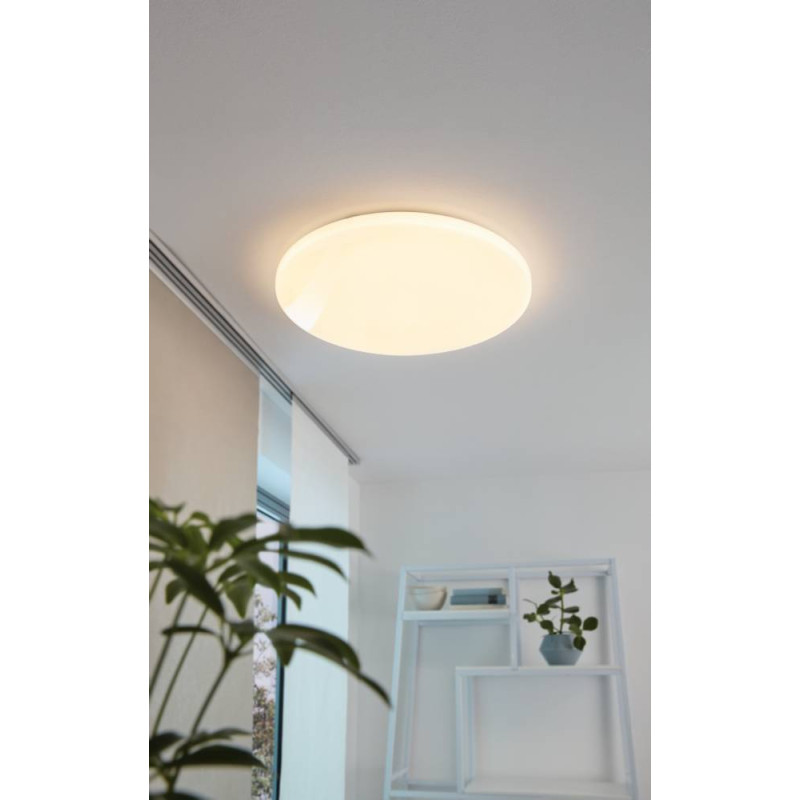 Plafonnier LED Pogliola-E Ø 31 cm blanc chaud 15 W EGLO