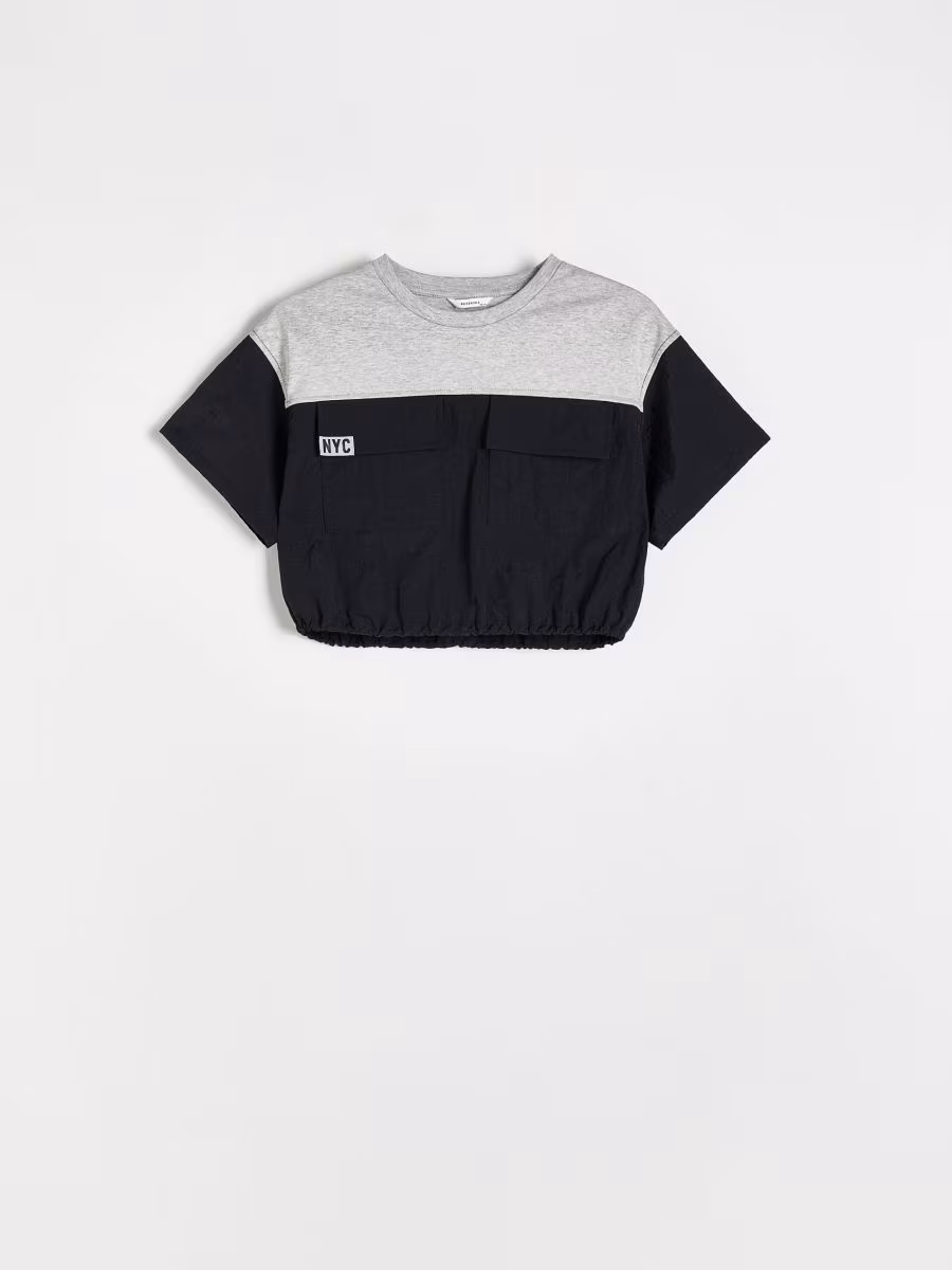 Combined Fabrics T-Shirt