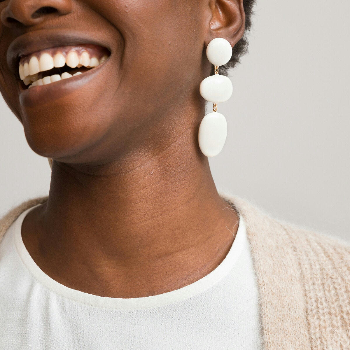 Boucles d'oreilles 3 galets