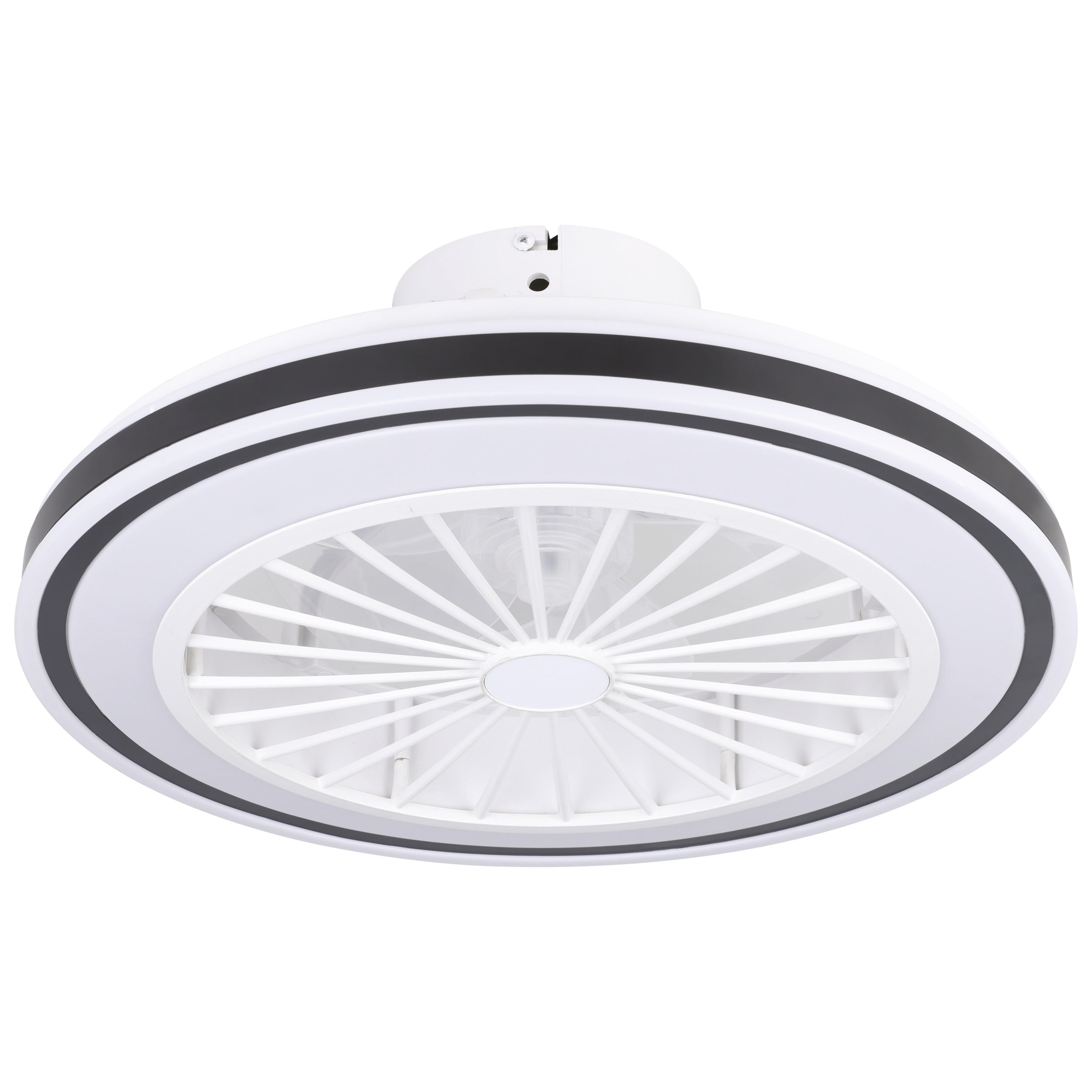 EGLO plafondlamp met ventilator Bilinga - ac led-cct - wit/zwart