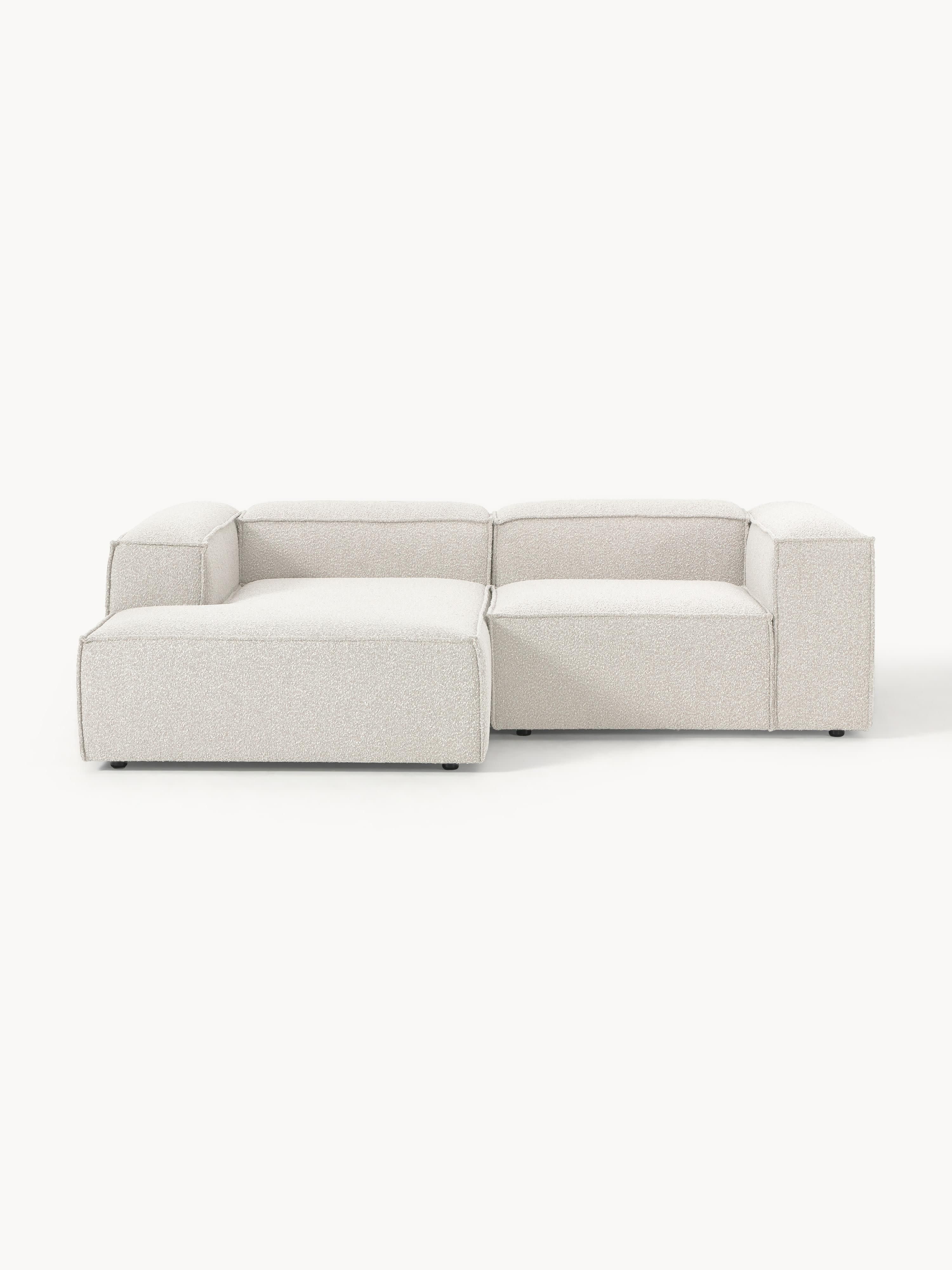 Modulares Bouclé-Ecksofa Lennon (2-Sitzer)