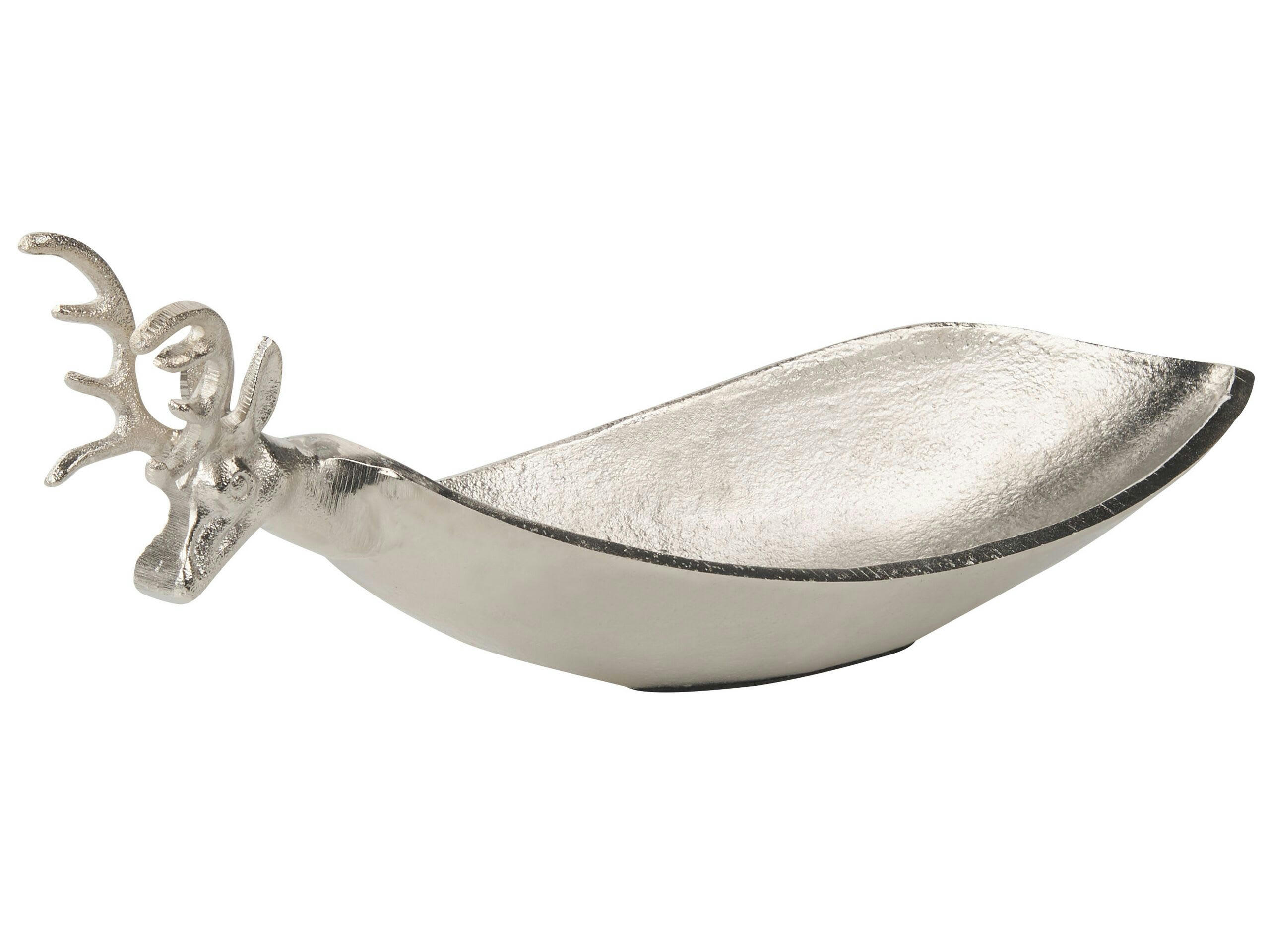 ANGKOR - Coupe décorative renne argenté