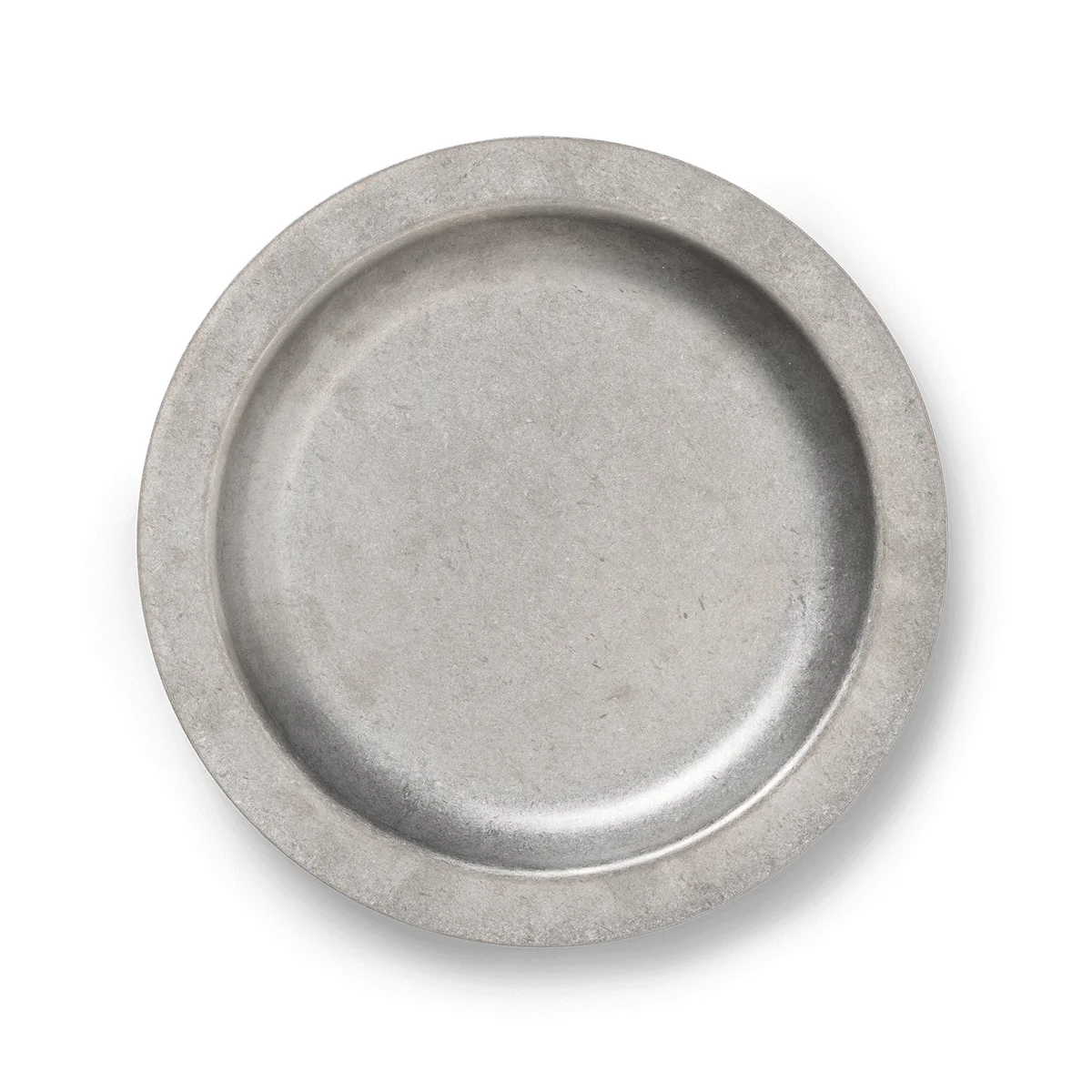 Ferm Living - Tumbled Teller, Edelstahl