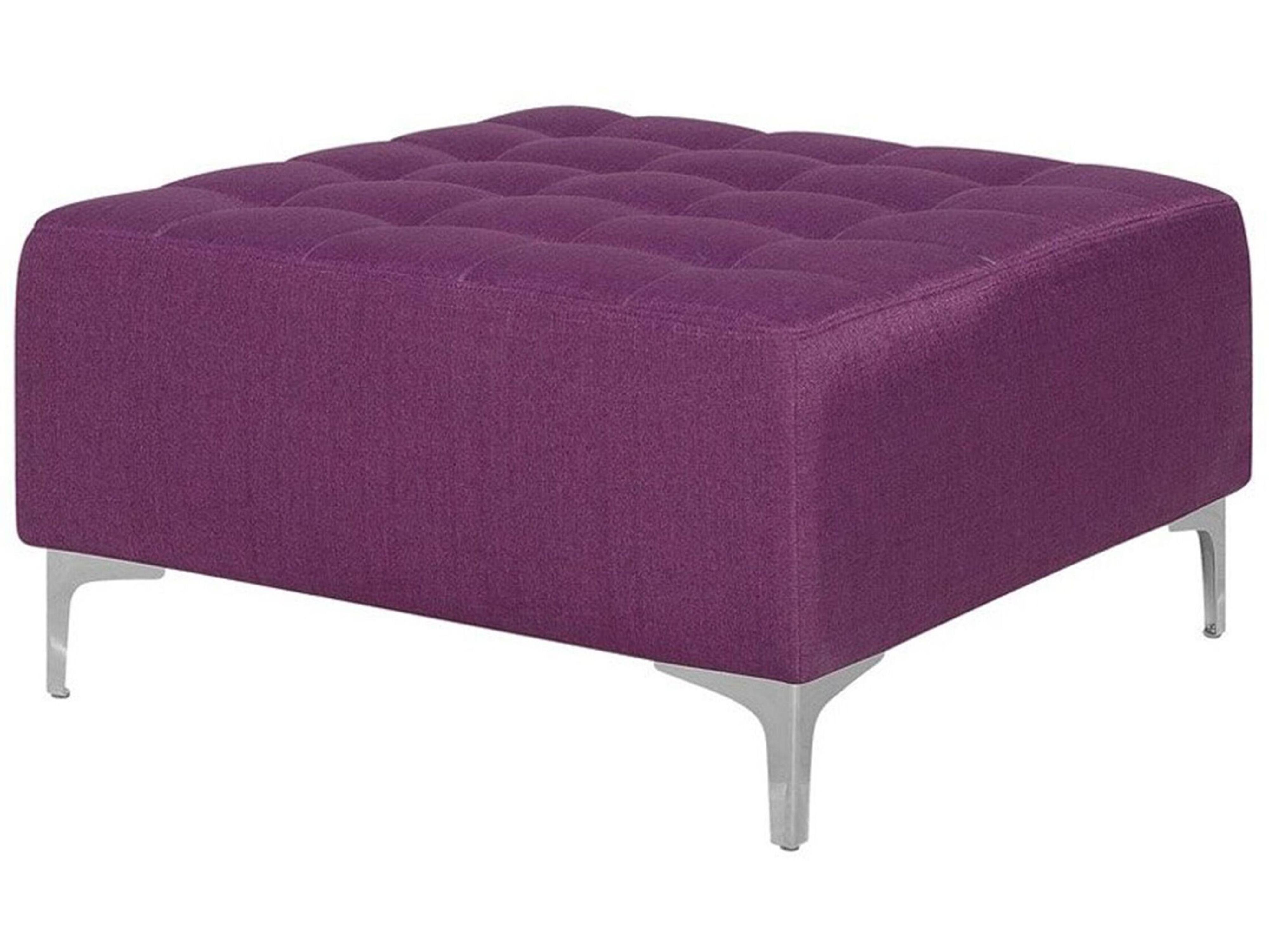 Ottoman ABERDEEN Fabric Violet