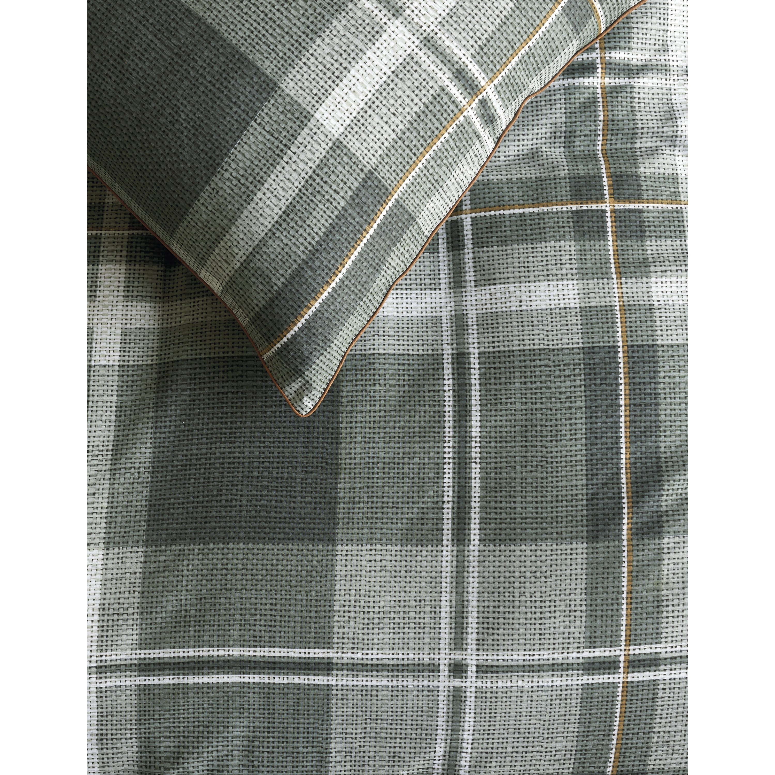 Rivièra Maison Tartan Check Dekbedovertrek 200 x 200/220 cm - Groen