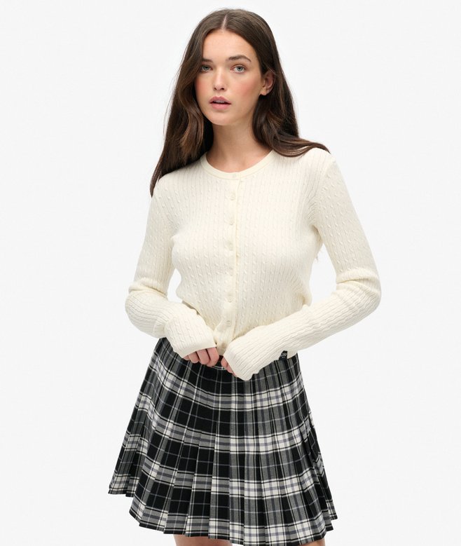 Micro Cable Cardigan