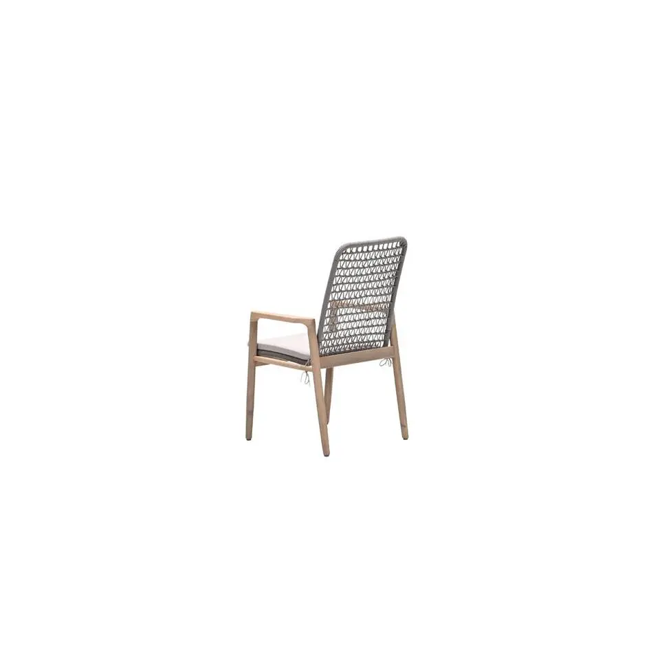 Skala dining fauteuil - acaciahout met white wash - sand