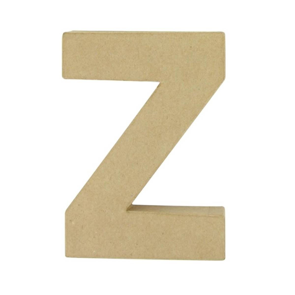 Mache Letter Z 20cm