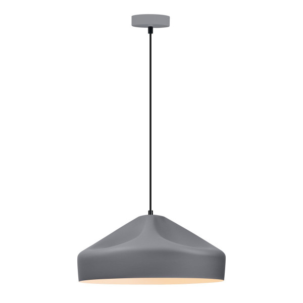 Lampa wisząca szary matowa-czarna-biała GAVLE 1xE27x20W Polux