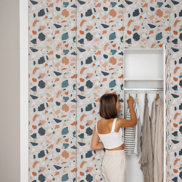 Okleina na meble Nieregularne plamy 50x100 Folia samoprzylepna Mat
