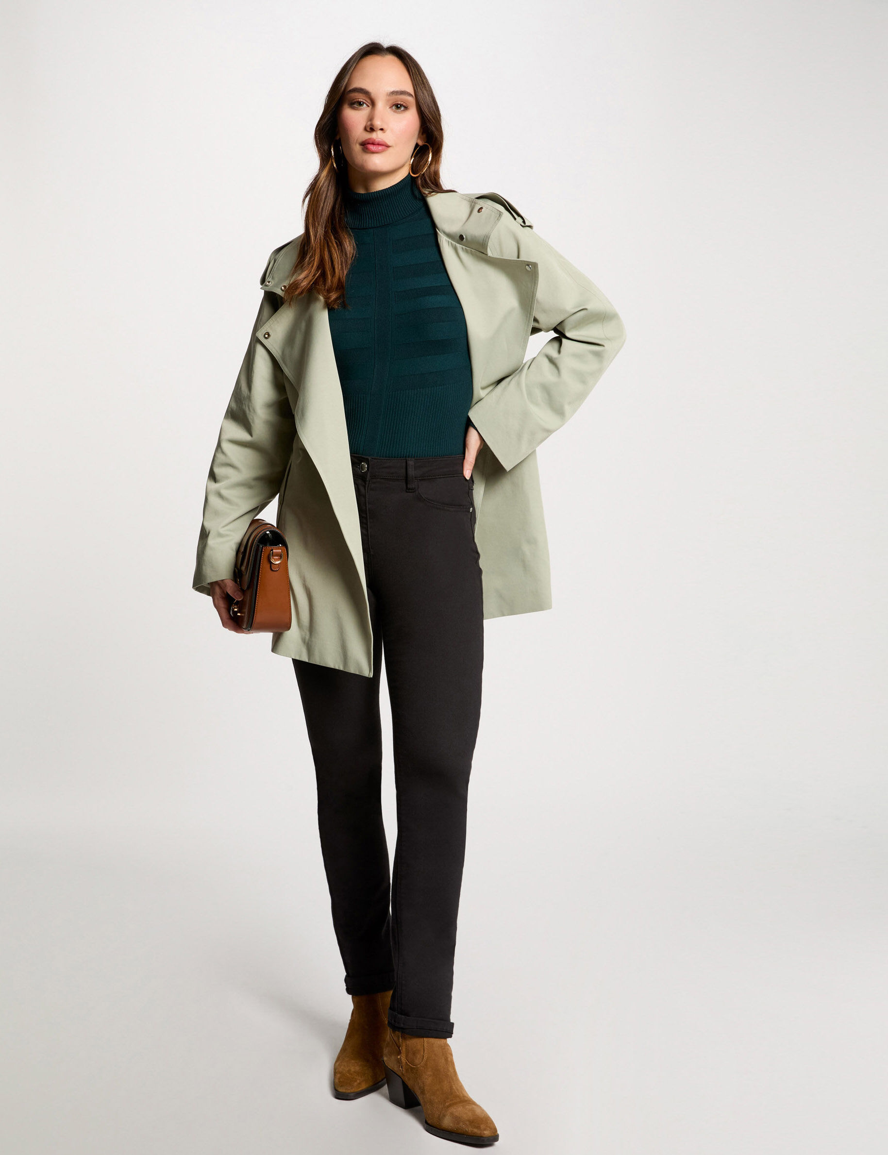 Straight Trousers Black Women