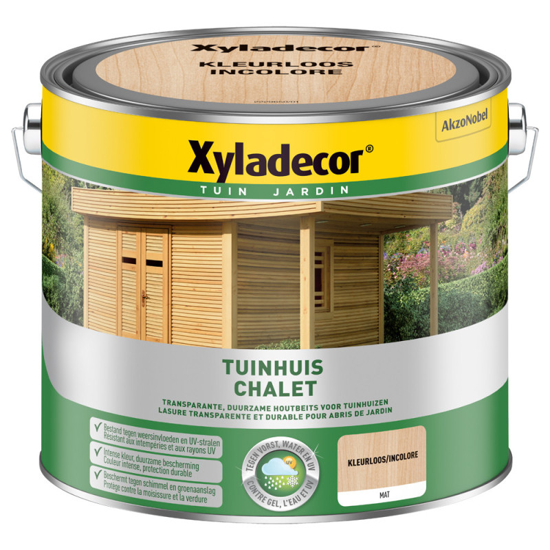 Lasure pour bois Chalet incolore 2,5 L XYLADECOR