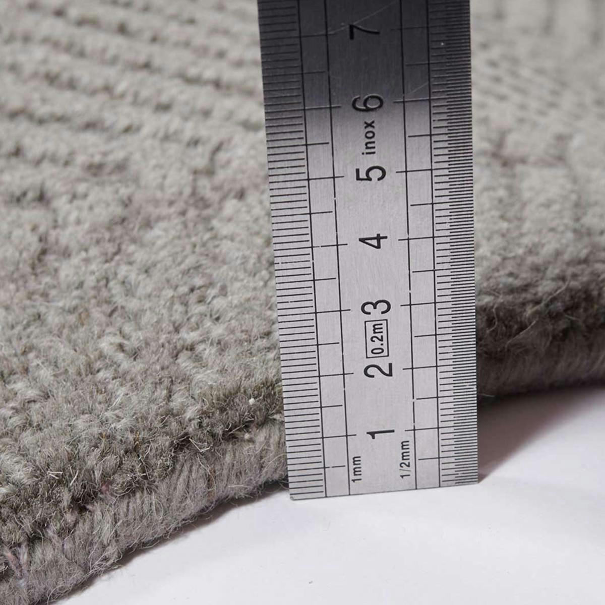 LAINE 3D RELIEF - Tapis salon gris 120x170