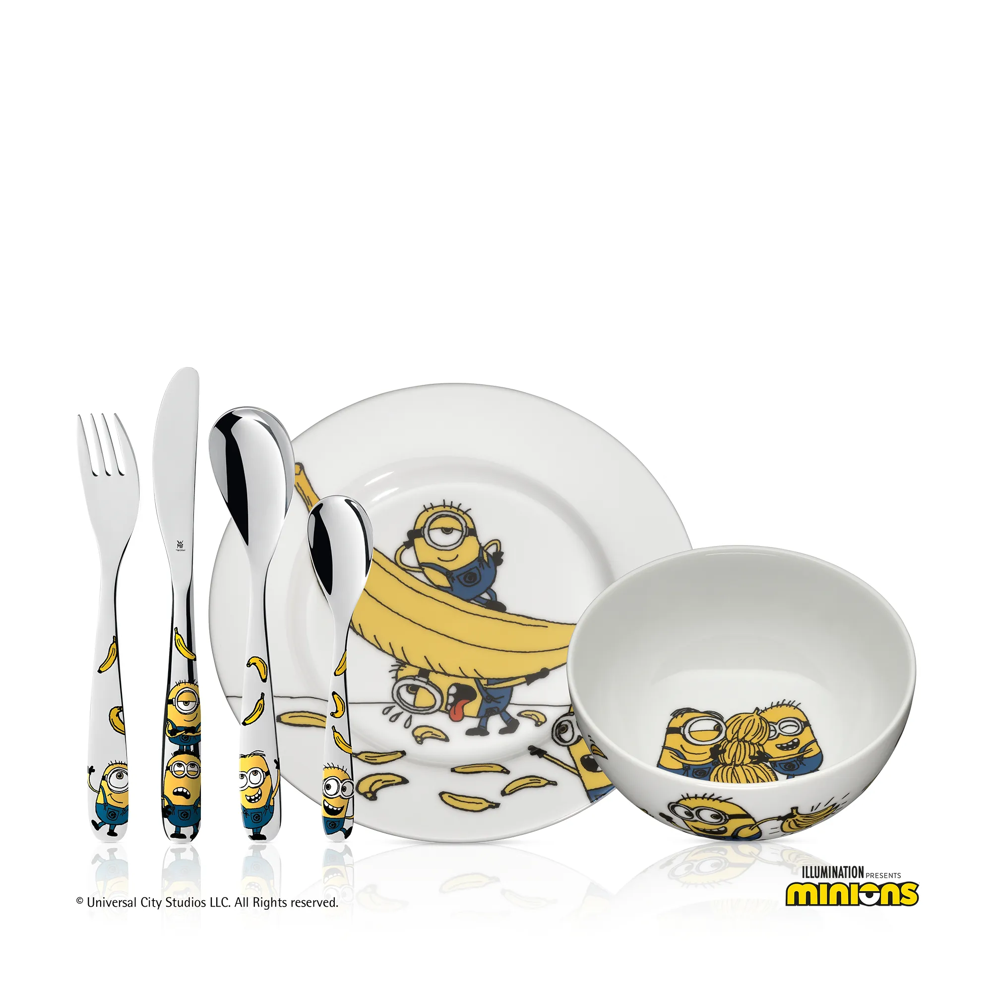 Kids cutlery set Minions, 6-piece