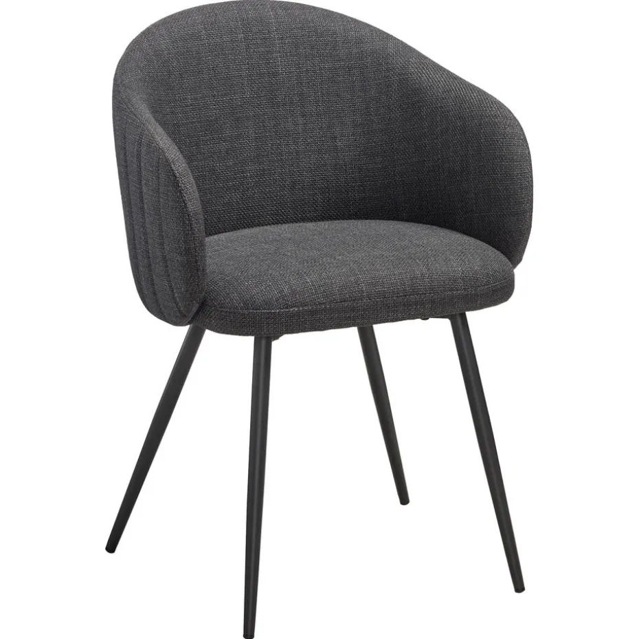 Kwantum Eetkamerstoelen | Stoel Bergen  Antraciet