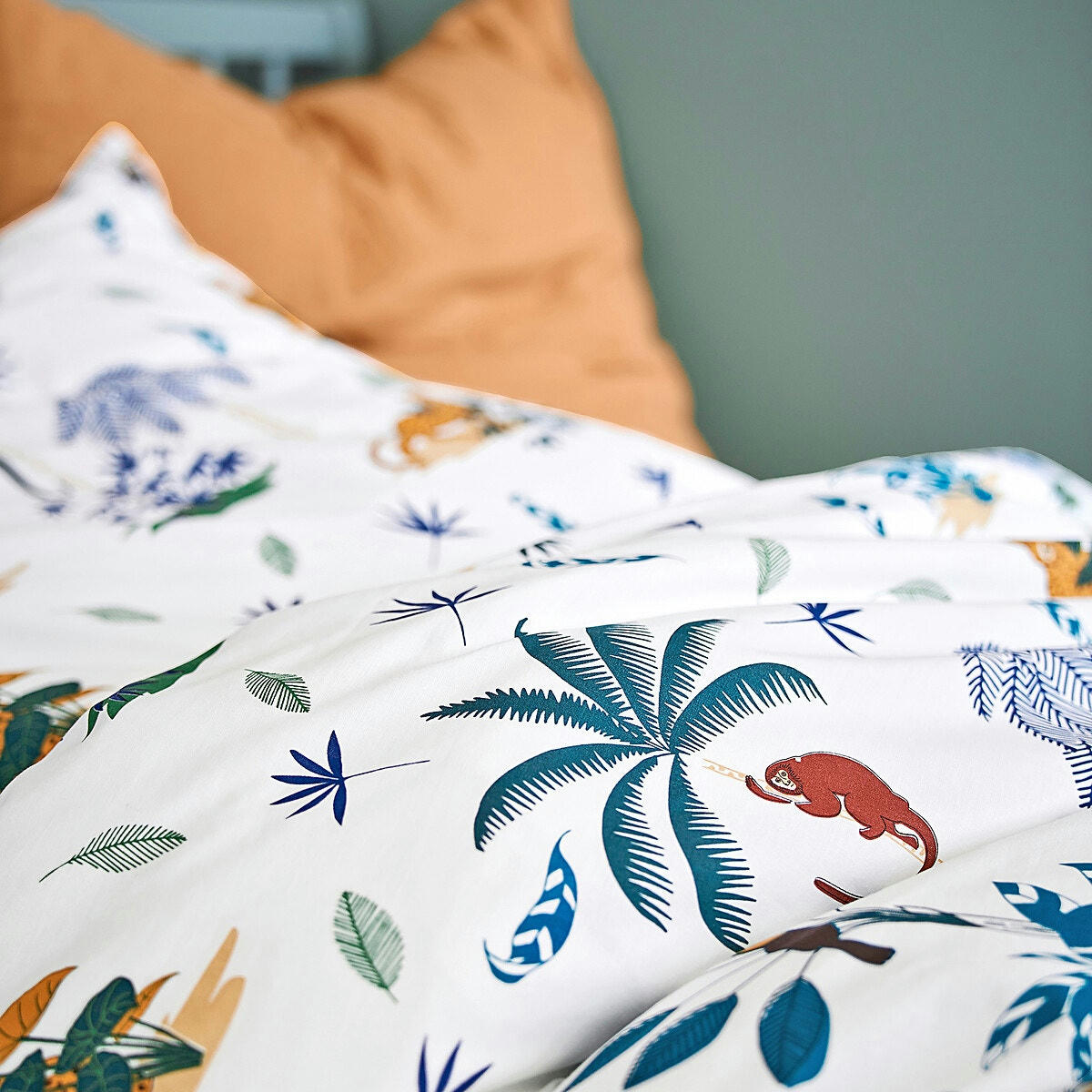 Drap-housse coton biologique, Petite Jungle