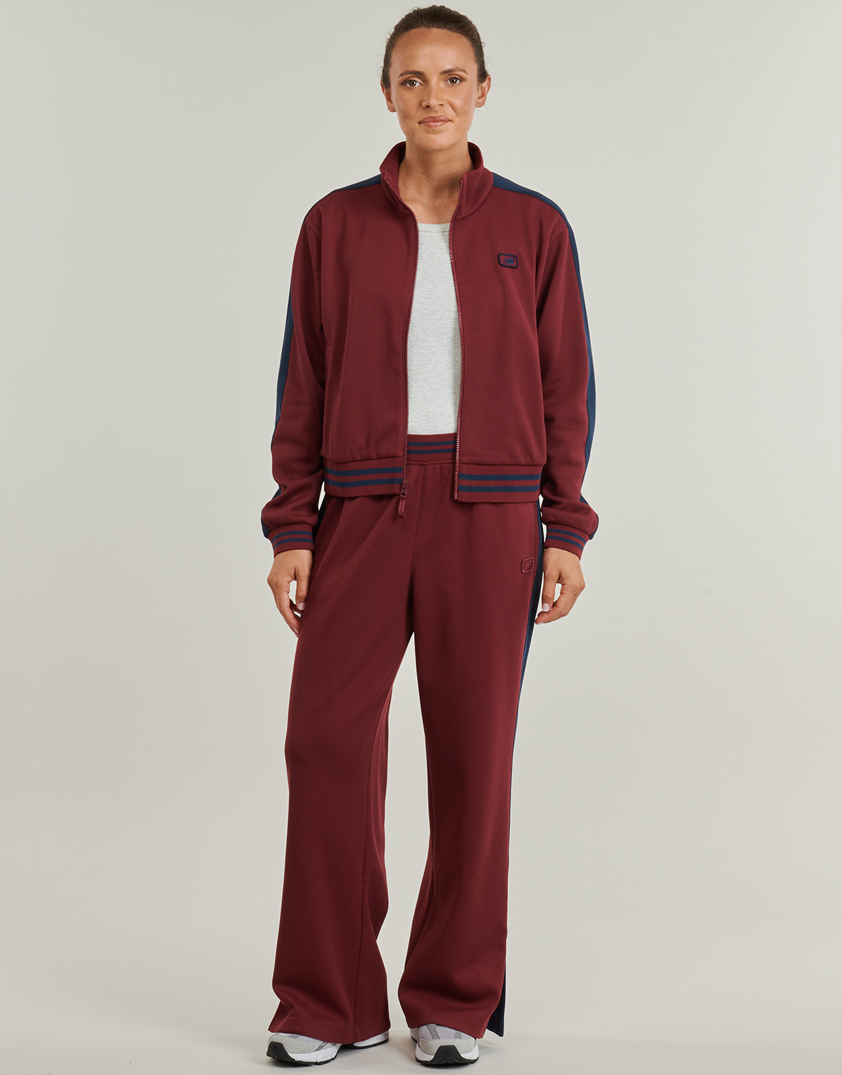 New Balance - POST SEASON PIQUE TRACK JACKET - Bordeaux