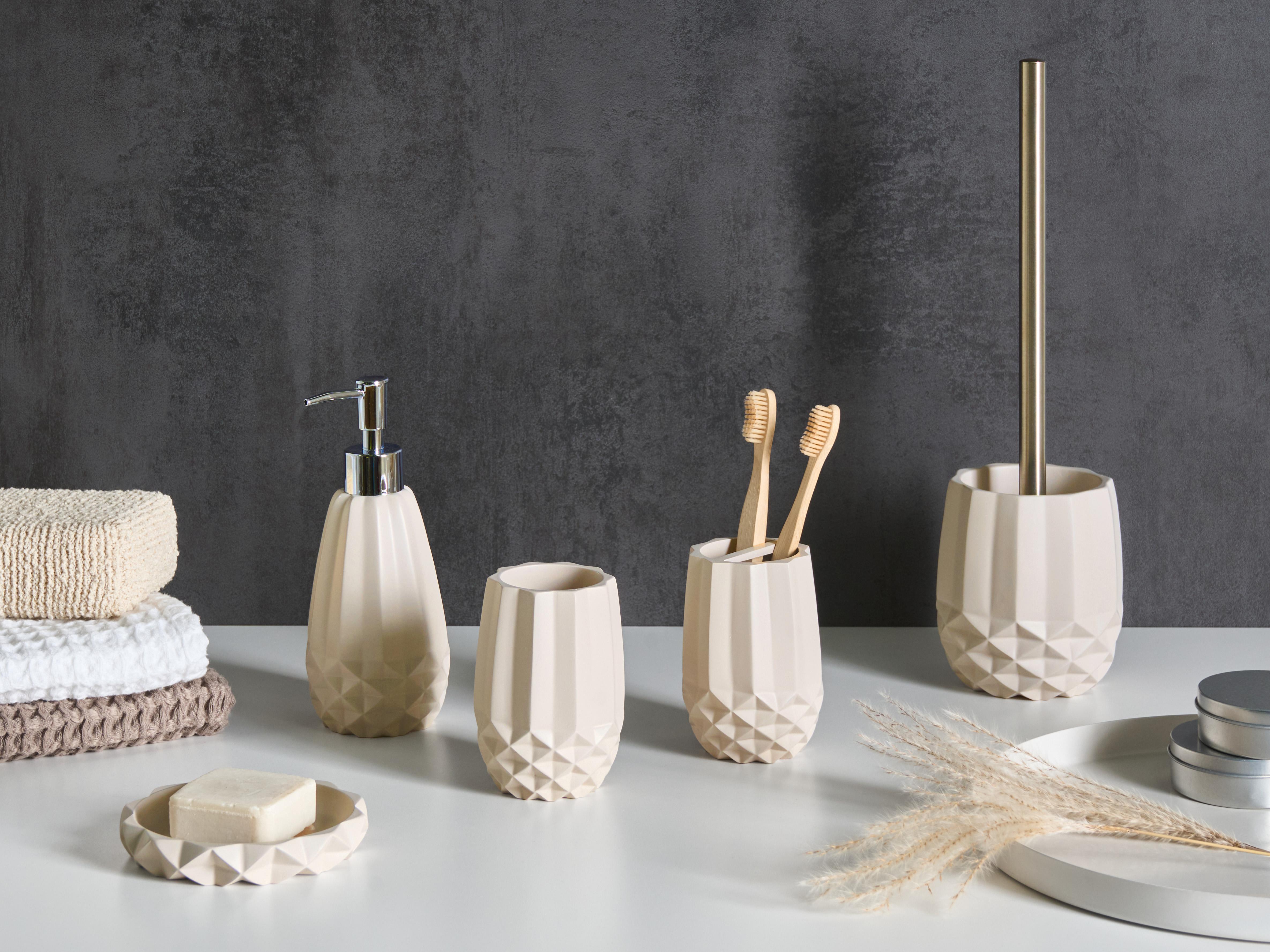 5-Piece Bathroom Accessories Set SAMIRIA Beige