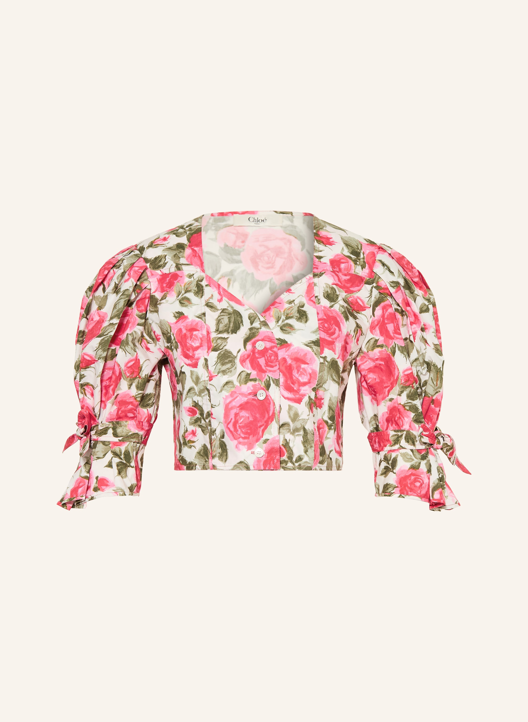 Chloé Cropped-Bluse