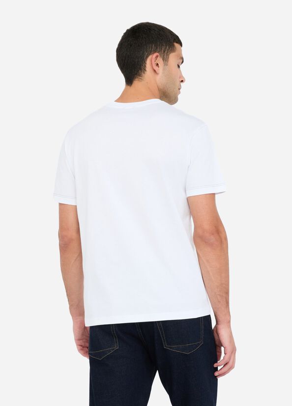T-shirt in cotone con taschino