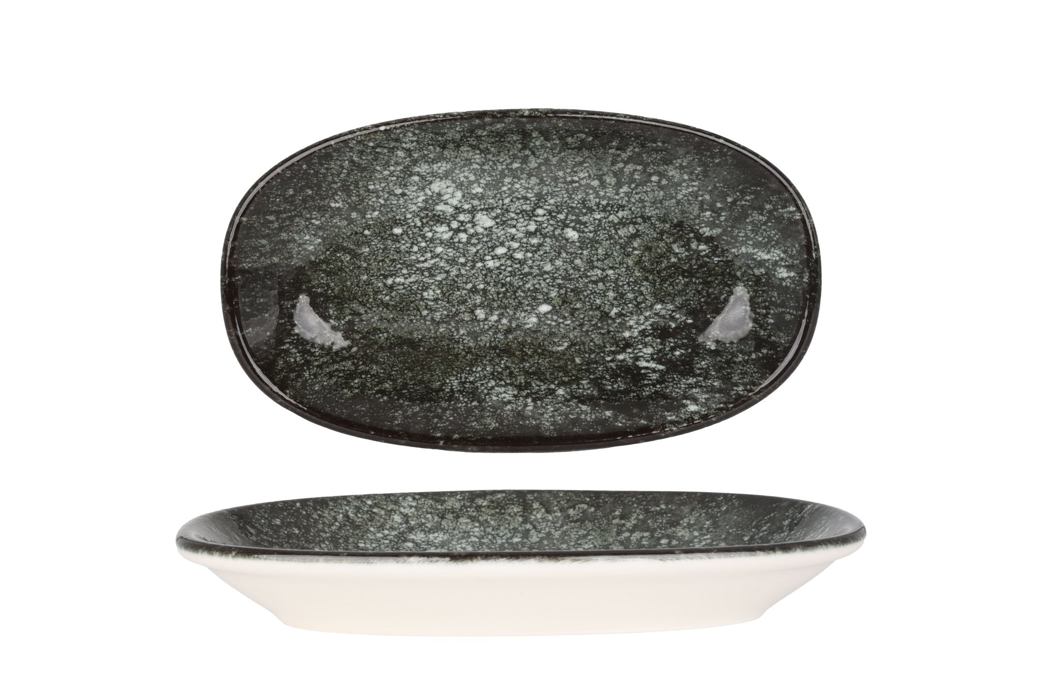 Bonna Serveerschaal - Cosmos - Porselein - 19x11 cm - set van 2