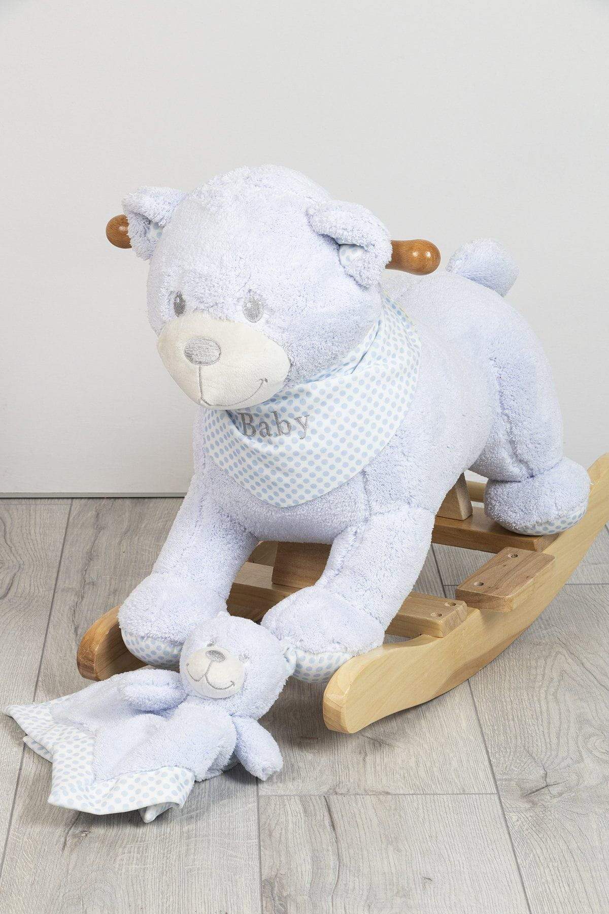 Blue Rocking Teddy
