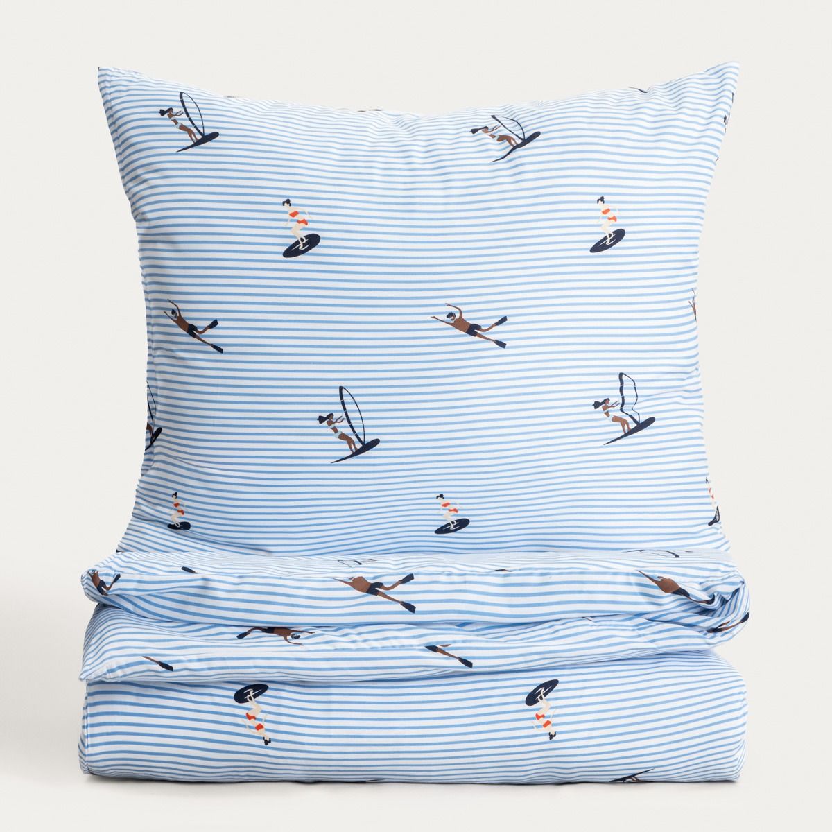 Pościel MARE z mikrofibry w wakacyjny wzór 220x200   2*70x80 cm