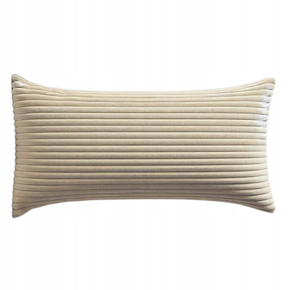 Poszewki premium na poduszki 45x25cm welur sztruks BEIGE BEŻ
