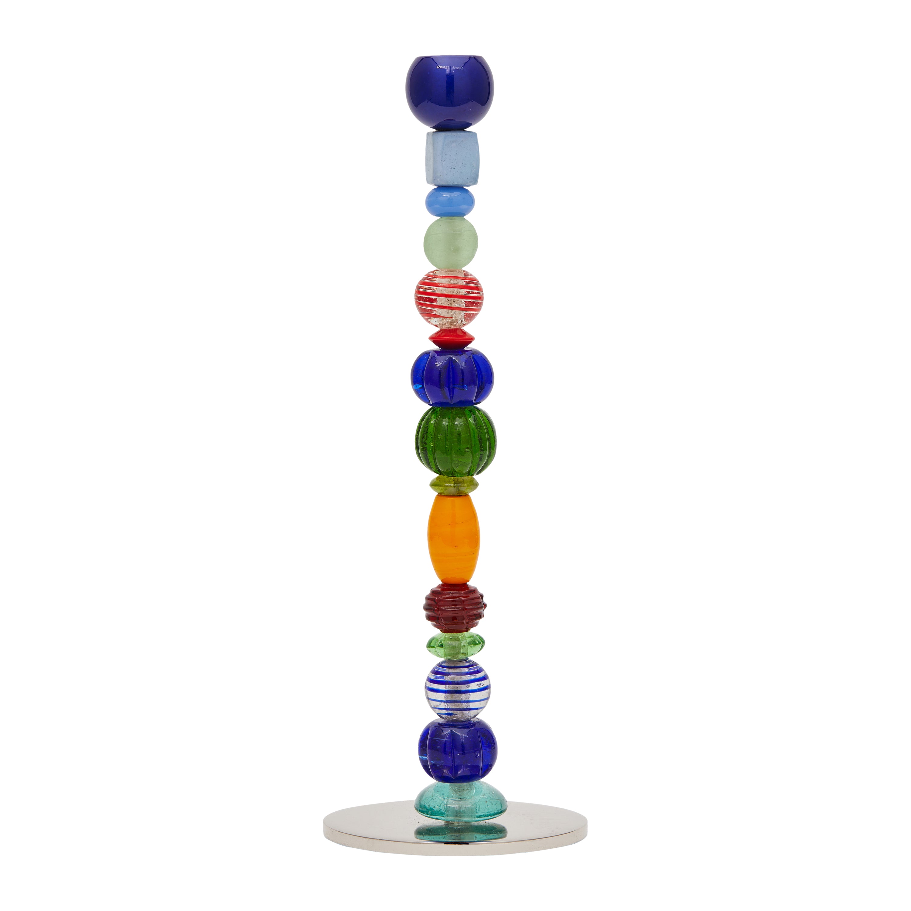 POLSPOTTEN Beads Kandelaar H 34 cm - Multicolor