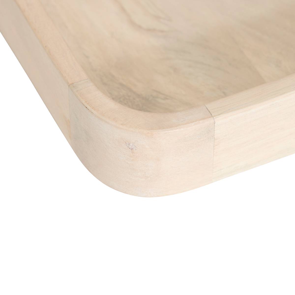 Tray "Mango" Mango wood, 25.5x25.5 cm, Beige