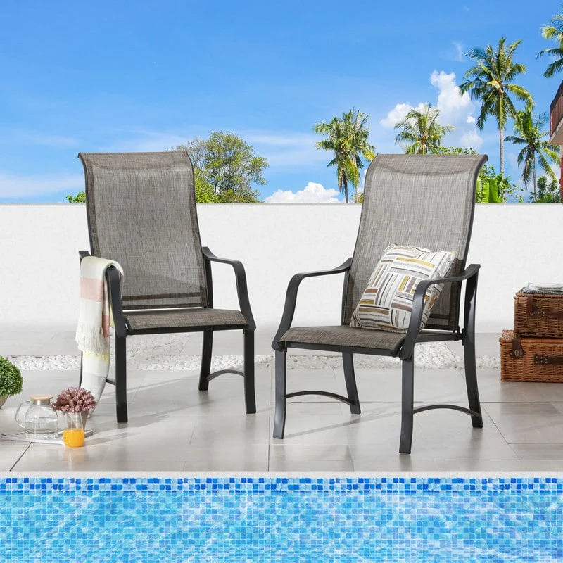 PATIO FESTIVAL Outdoor Dining Chair (Set of 2)