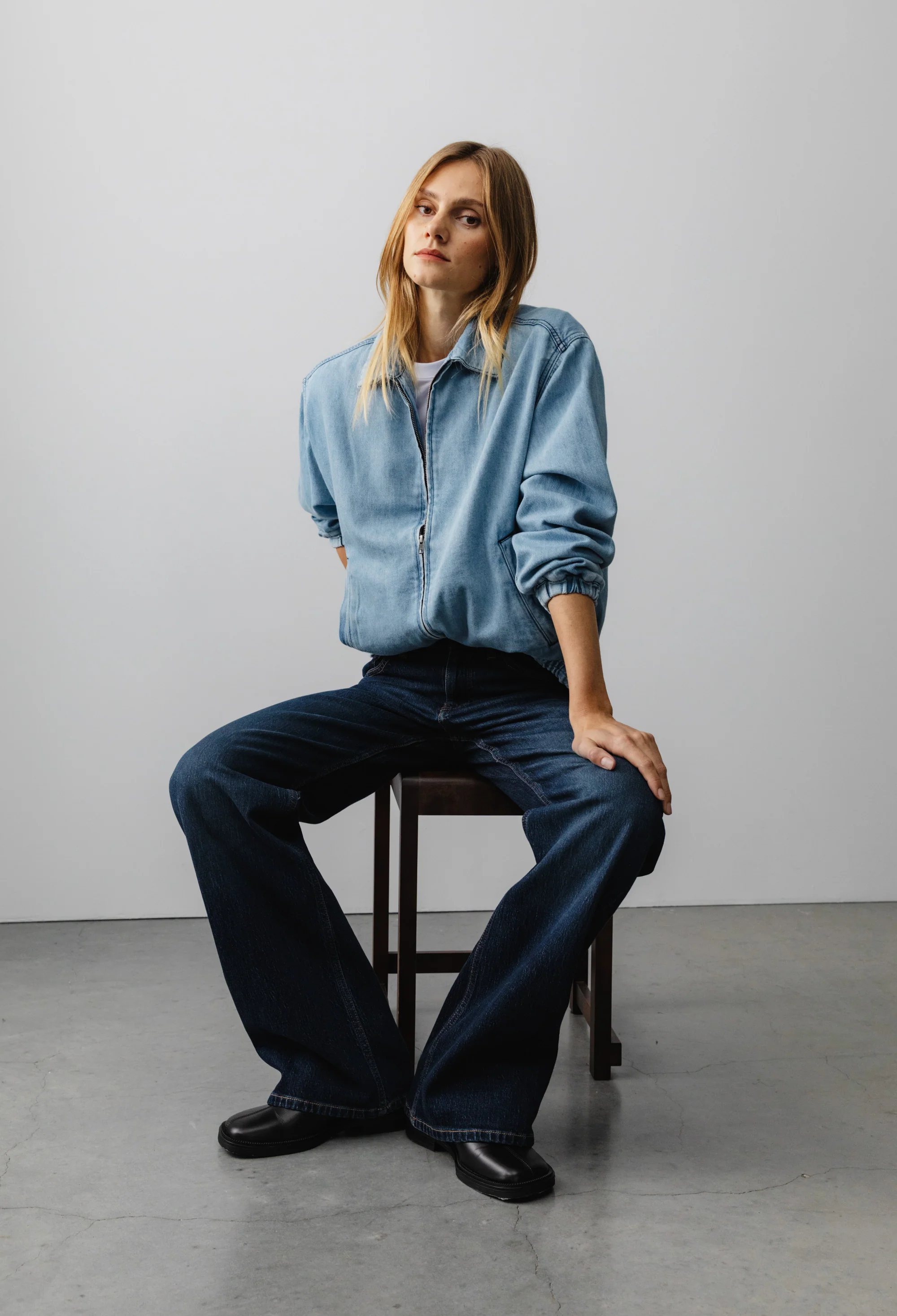 Cleo Mid Loose - Rustic Blue