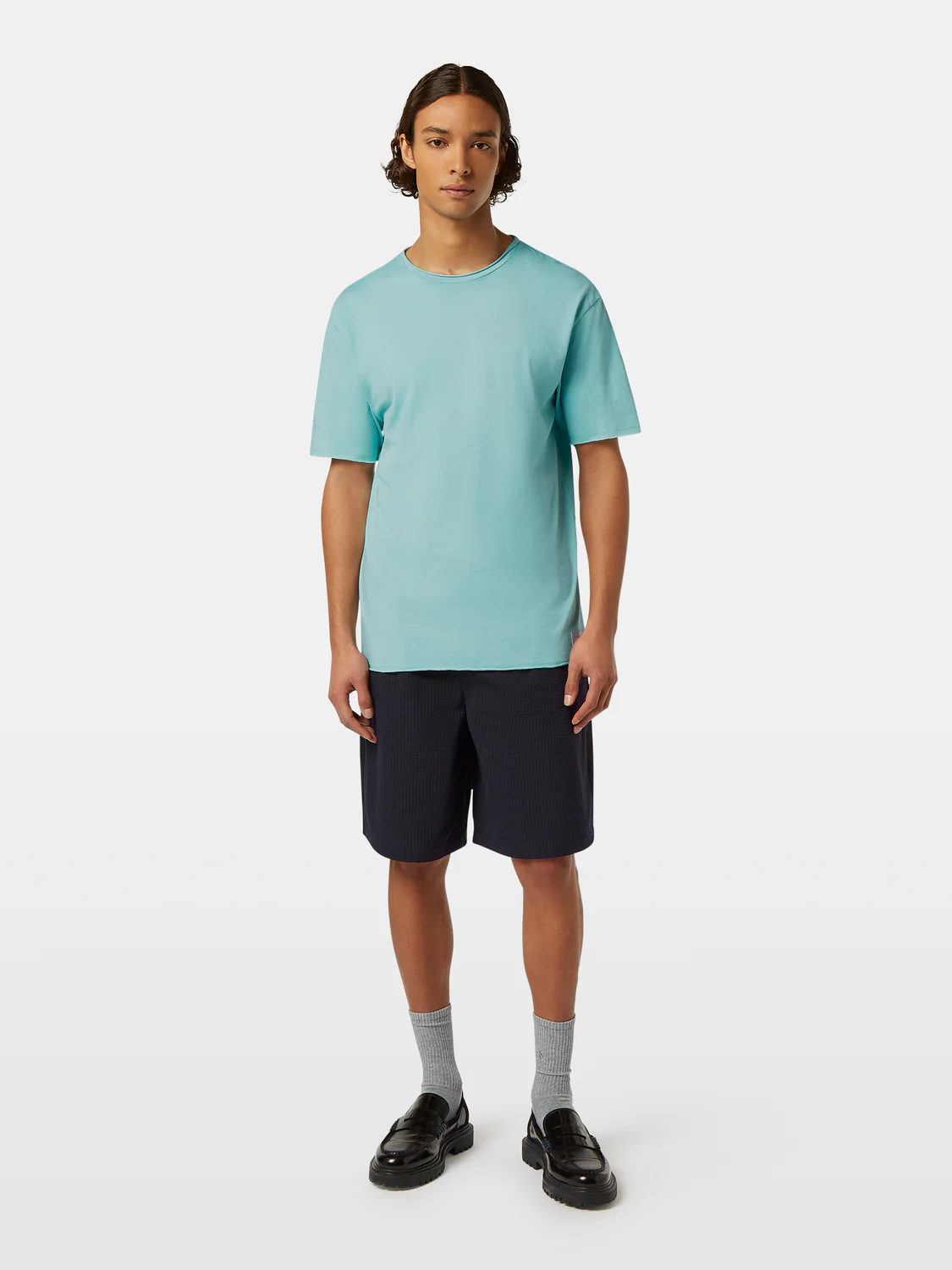 Relaxed-Fit Raw Edge T-Shirt