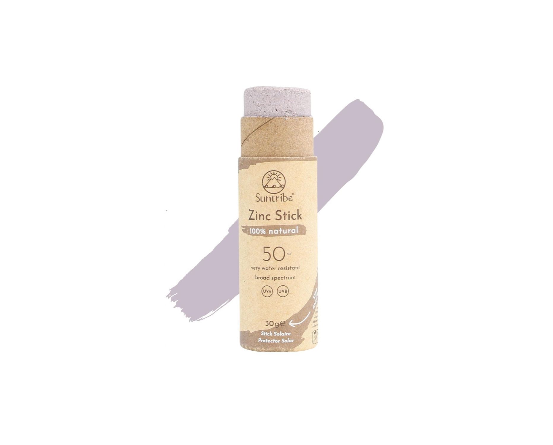 Suntribe Natural Mineral Zinc Sun Stick Mud Tint SPF 50 30g