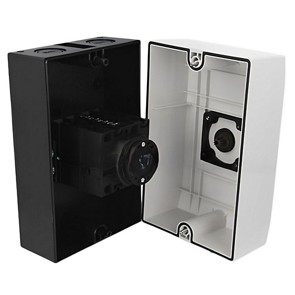 Coffret Inverseur De Source Manuel 40a Monophasé Ou Triphasé Pour Groupe électrogène - Avec Position 0