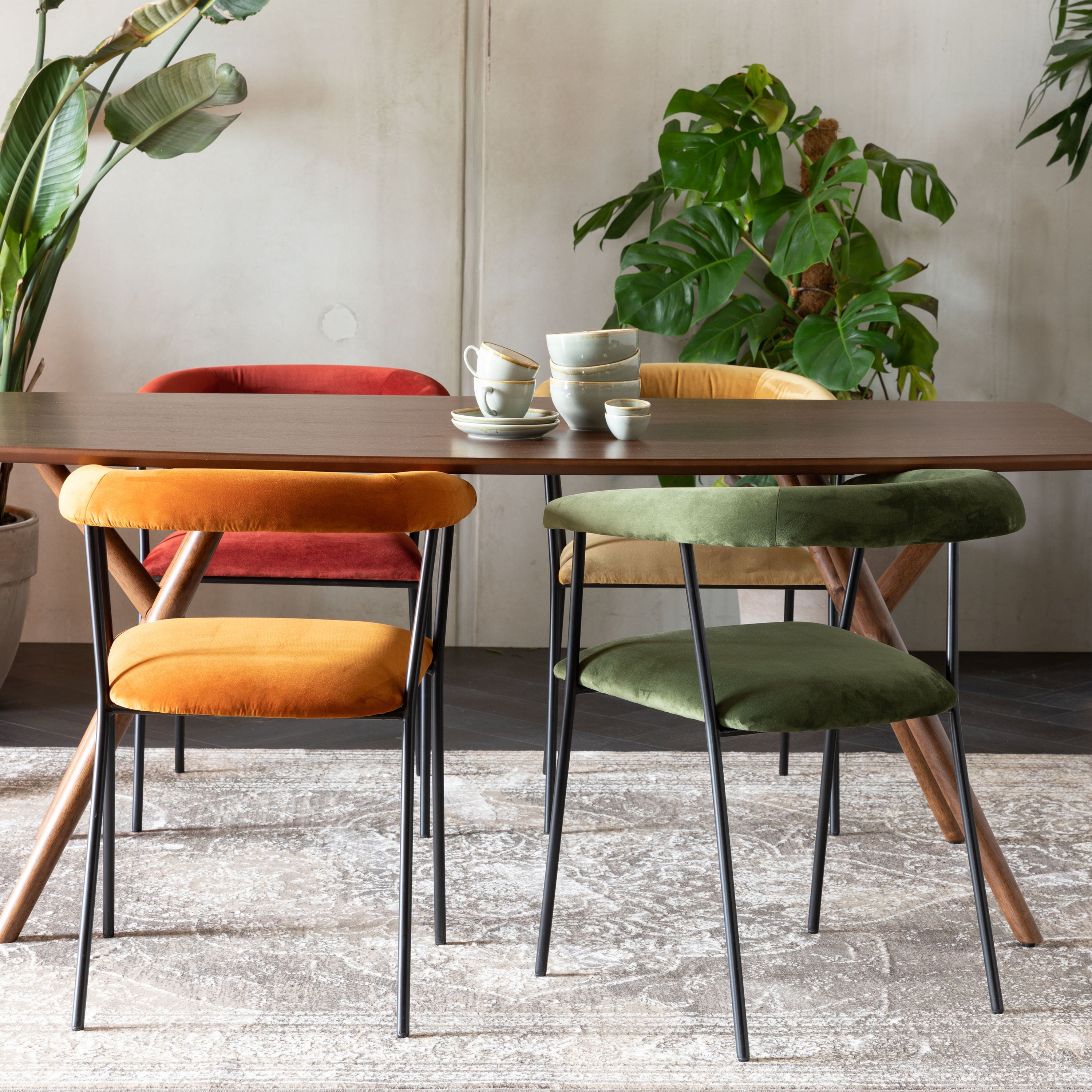 Dutchbone Malaya Eettafel - 180 x 90 cm - Bruin