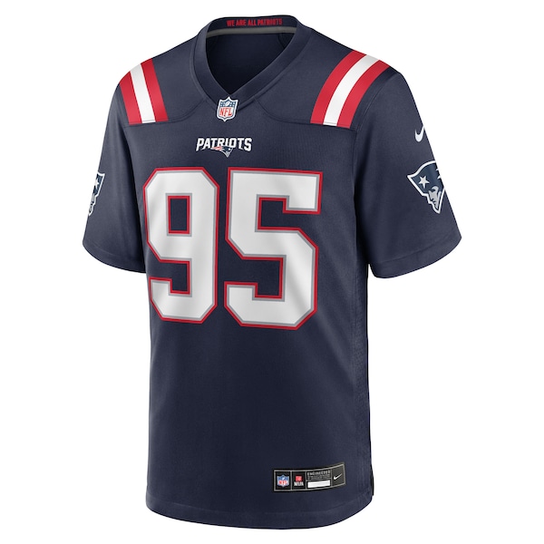 Khyiris Tonga New England Patriots Nike Team Game Jersey -  Navy
