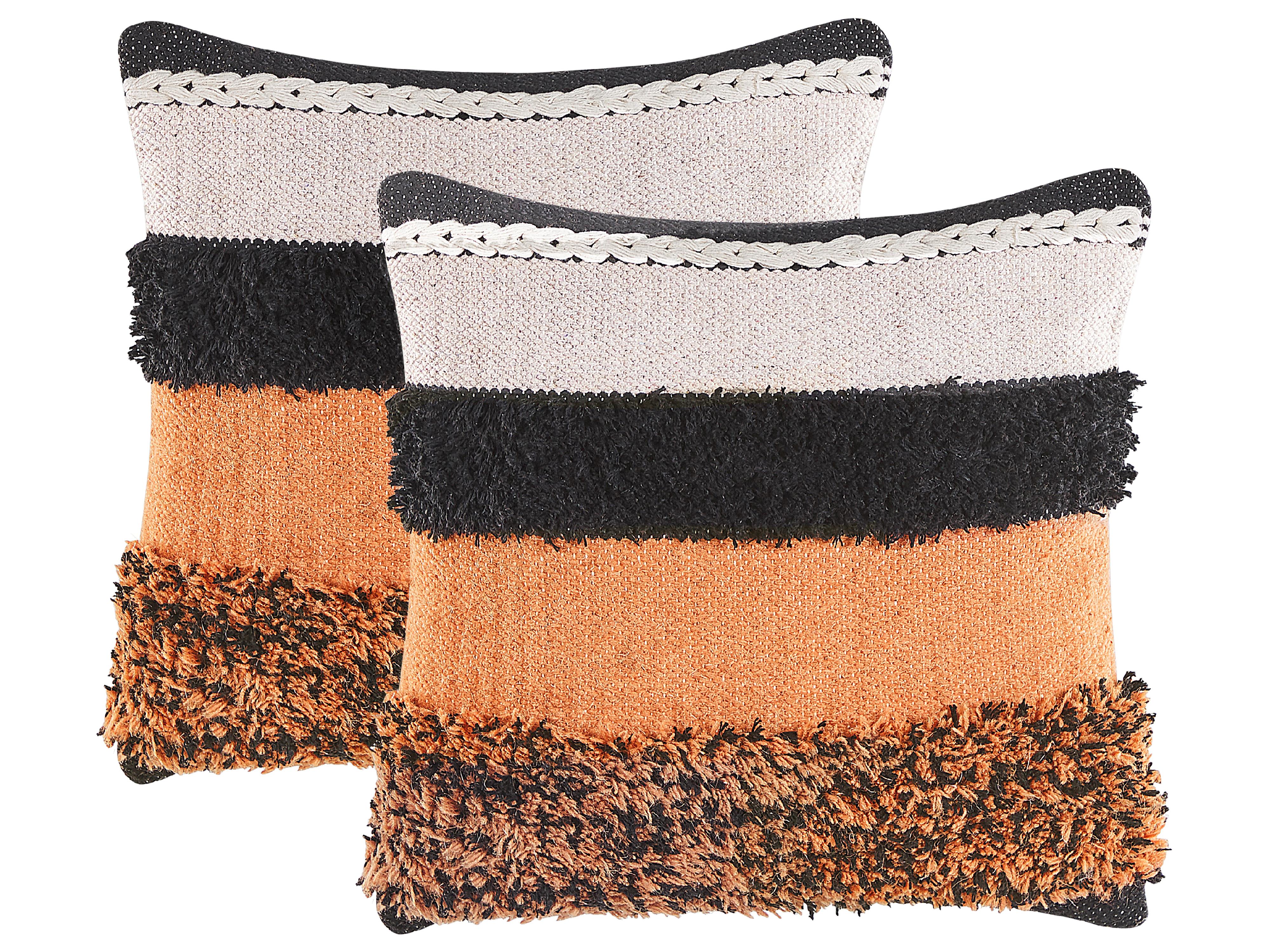 Throw Cushion MIHALGAZI Cotton 45 x 45 cm Multicolour Striped
