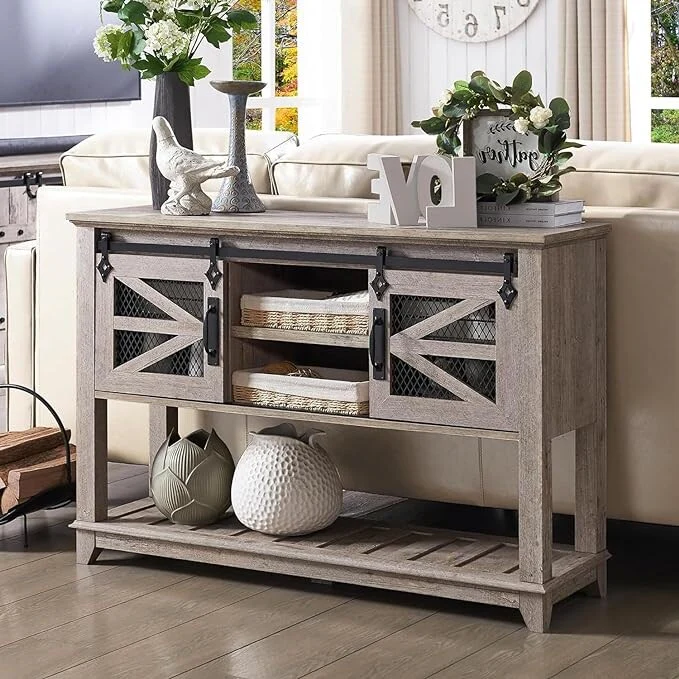 Farmhouse Entryway Table, Console Sofa Table, for Entry Way, Hallway
