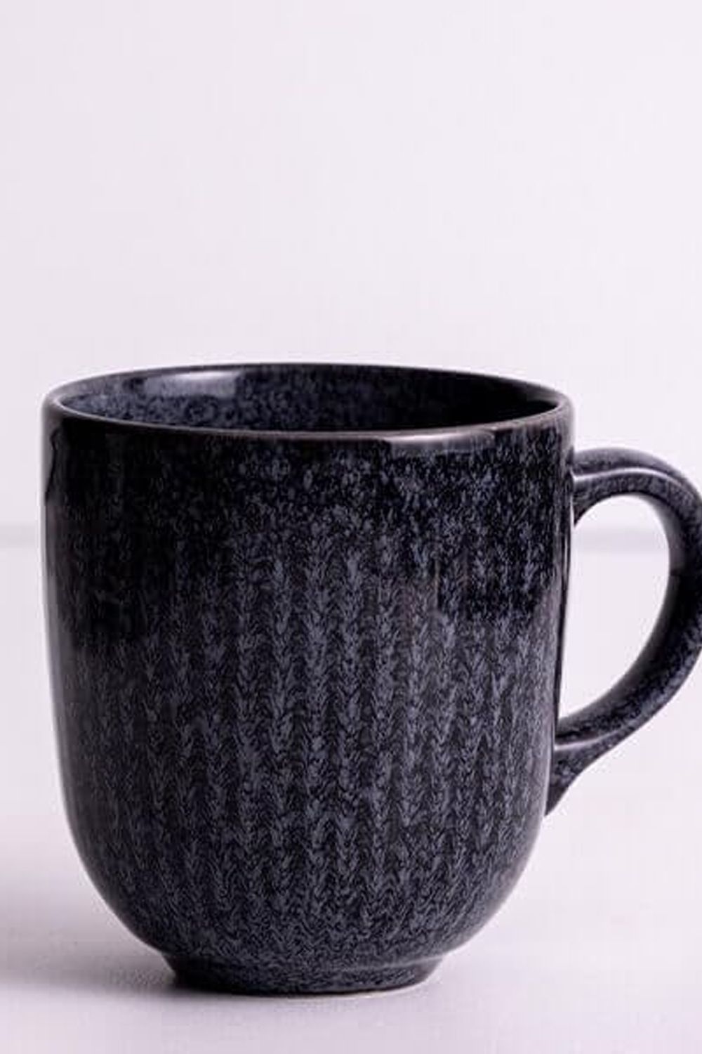 Mason Cash Set of 4 Reactive Linear Mug 400ml Black
