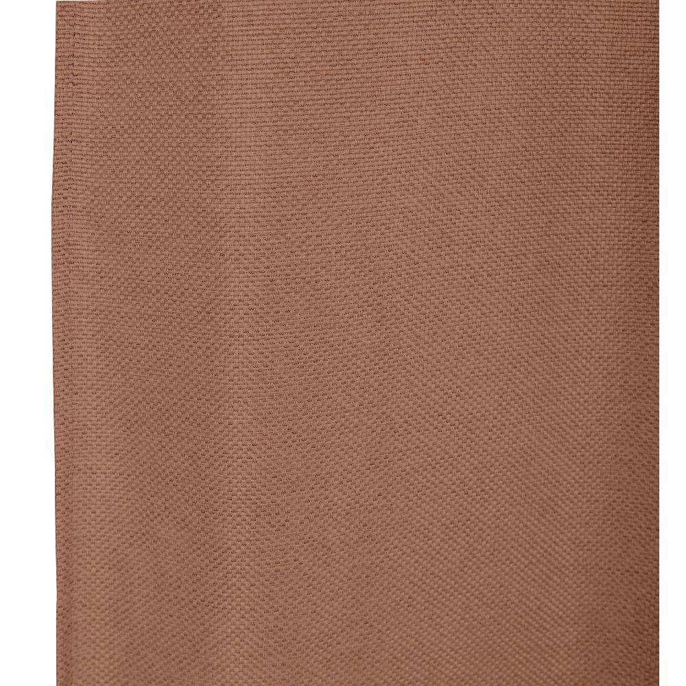 Rideau occultant effet tramé terracotta 140x240cm