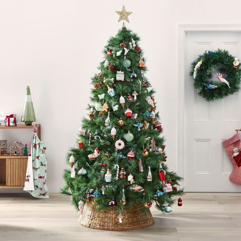 Luxe Hummingbird White Antiqued Glass Decoration