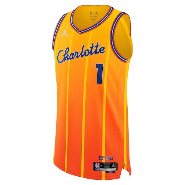 LaMelo Ball Charlotte Hornets Jordan Brand Unisex 2025/26 Authentic Jersey - City Edition - Orange