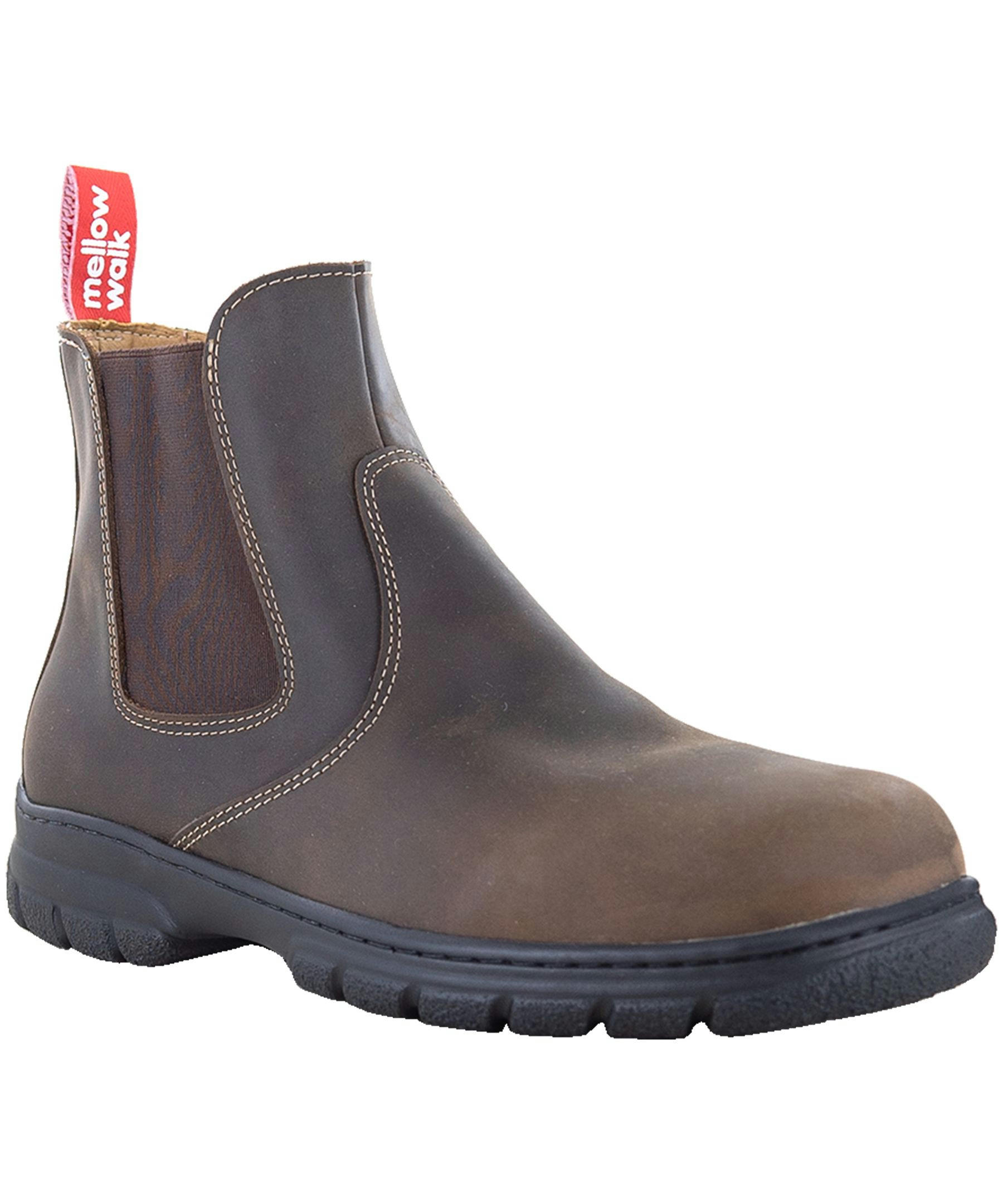 Mellow Walk Men's Quentin 6 Inch Composite Toe Composite Plate Pull On Work Boot